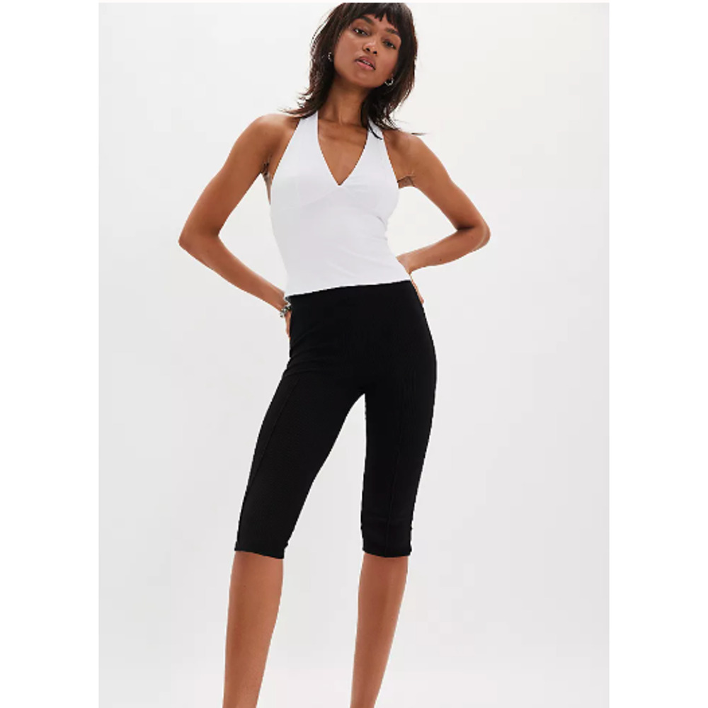S Free People Intimately White Still Here Halter Crop Top NWT - Picture 3 of 5